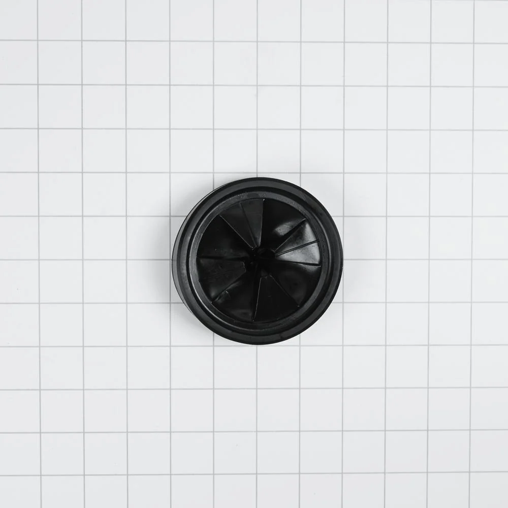 Whirlpool 4211615 Disposer Splash Guard, Black-colored, with 4" diameter flexible rubber sink baffle - Image 3
