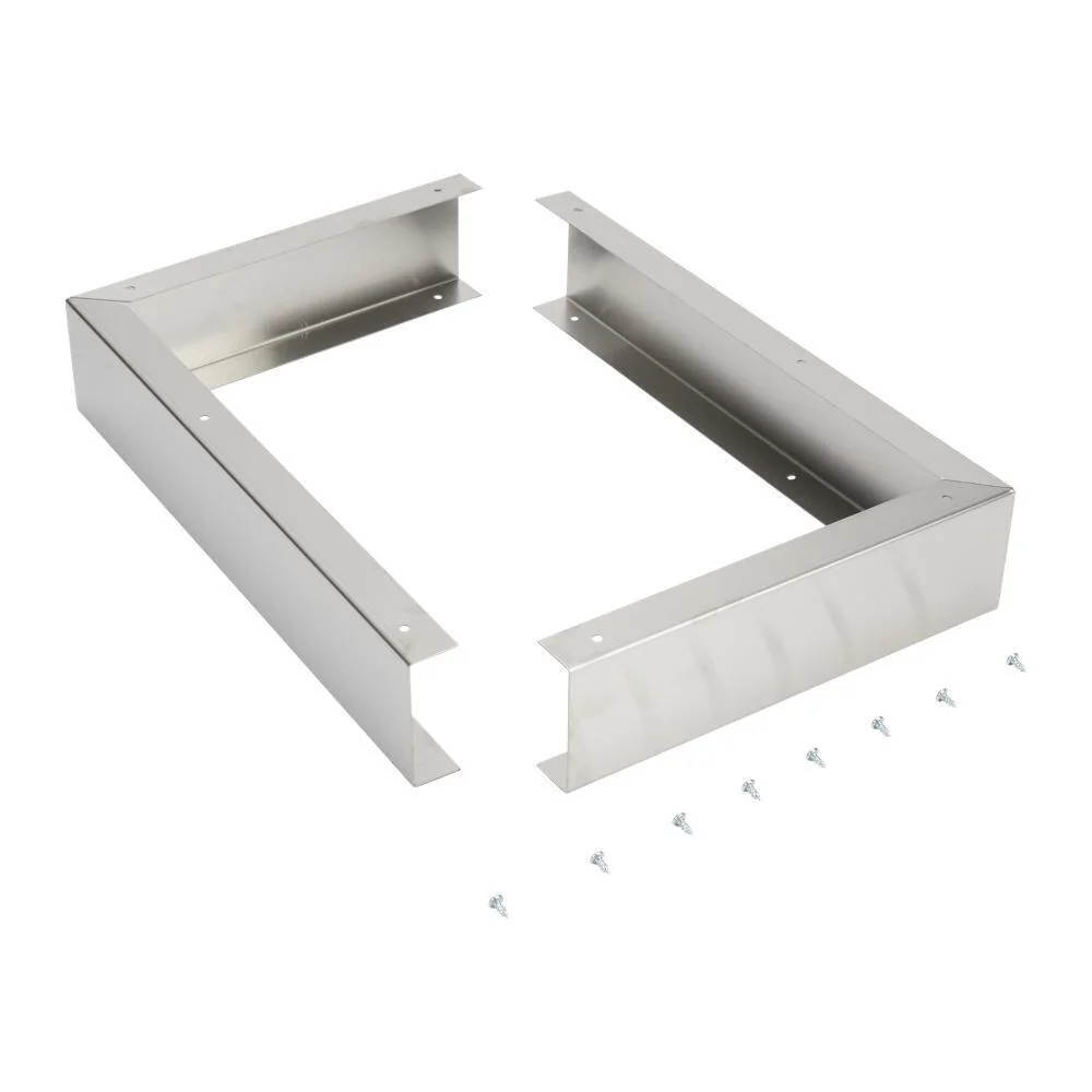 Whirlpool 8171339 Microwave Side Panel Kit, Stainless Steel, for 36" W openings under 12" cabinets, fits 30" JMC2430DS and JMC2430DP