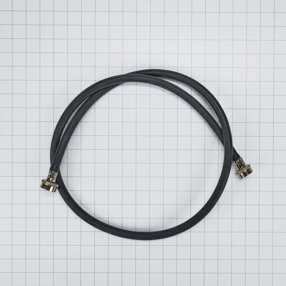Whirlpool 89503BU 5' Black Rubber Washer Fill Hoses rated 1000 PSI with 2 female connections - 24 Pack - Image 2