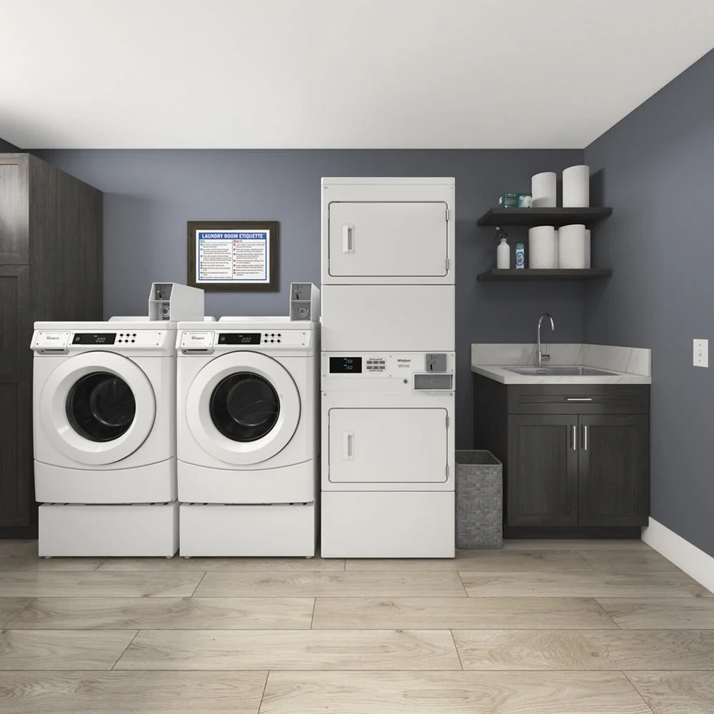 Whirlpool CSP2940HQ Commercial Electric Stack Dryer, Coin-Drop Equipped - Image 7