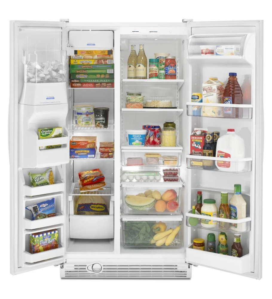 Whirlpool ED5LHAXWB 25 cu. ft. Side-by-Side Refrigerator with In-Door-Ice® System - Image 2
