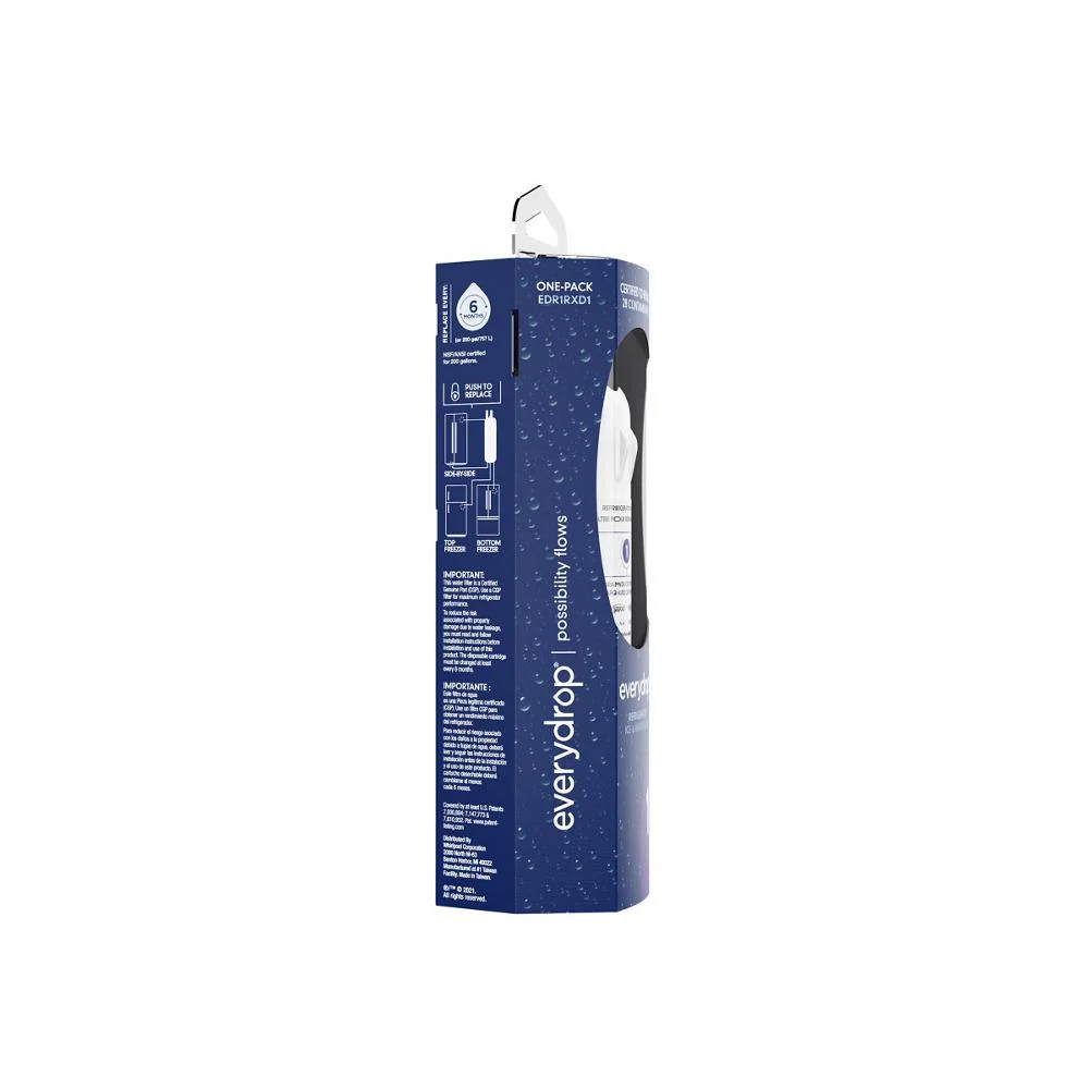 Whirlpool EDR1RXD1 everydrop® Refrigerator Water Filter 1 - EDR1RXD1 (Pack of 1) - Image 28