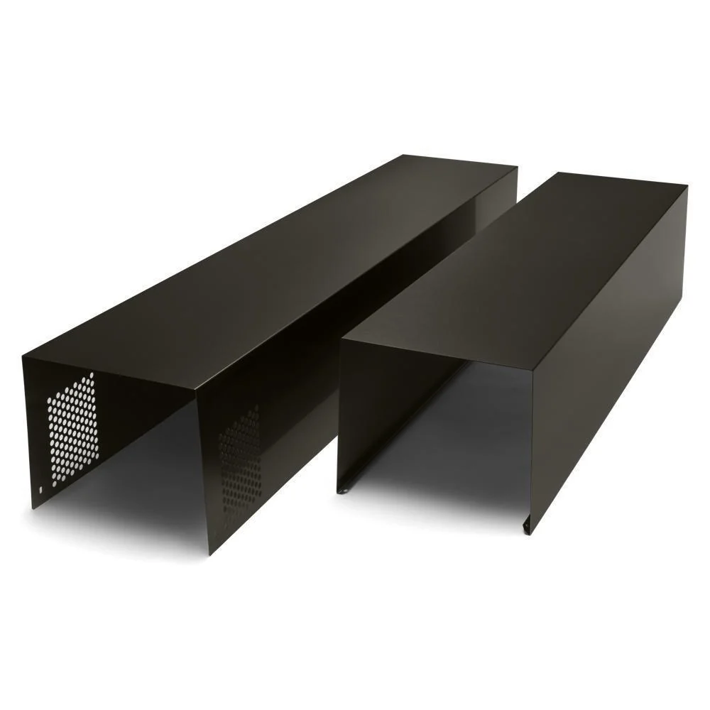 Whirlpool EXTKIT18HV 30" (76.2 cm) Range Hood Chimney Extension Kit, Black Stainless