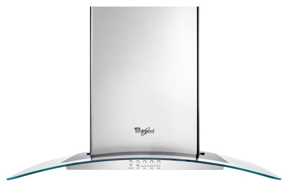 Whirlpool GXW6536DXS 36 inch Convertible Glass Kitchen Ventilation Hood with Incandescent Task Lighting