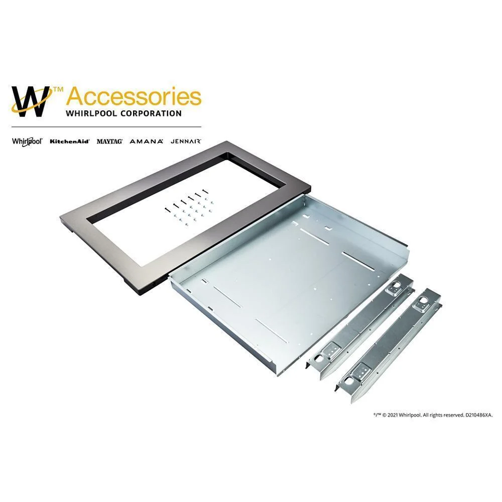 WHIRLPOOL Countertop Microwave Trim Kit, Anti-Fingerprint Stainless Steel - Image 10