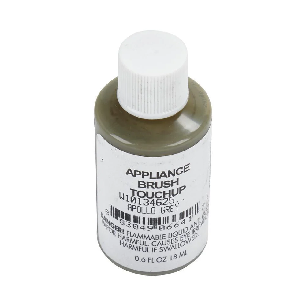 Whirlpool W10134625 Touch-Up Paint with a Brush - Apollo Grey 0.6-oz