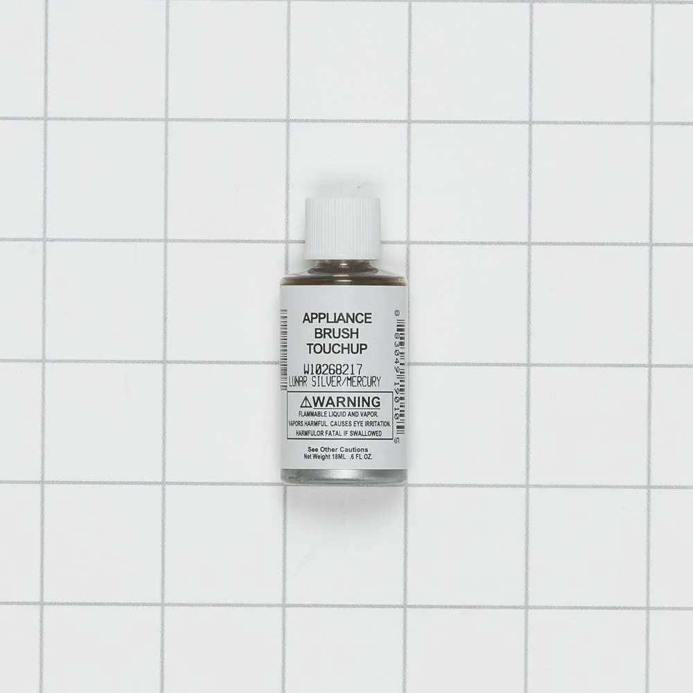 Whirlpool W10268217 Touch-Up Paint with a Brush - Lunar Silver/Mercury 0.6-oz - Image 5