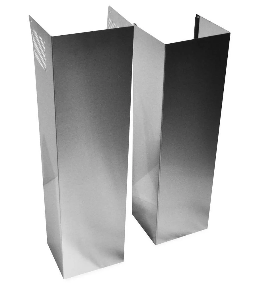 Whirlpool W10294735 Wall Hood Chimney Extension Kit - Stainless Steel