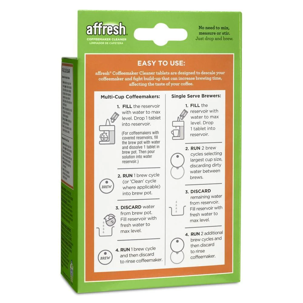 Whirlpool W10355052 Affresh® Coffee Maker Cleaner - 3 Count - Image 5