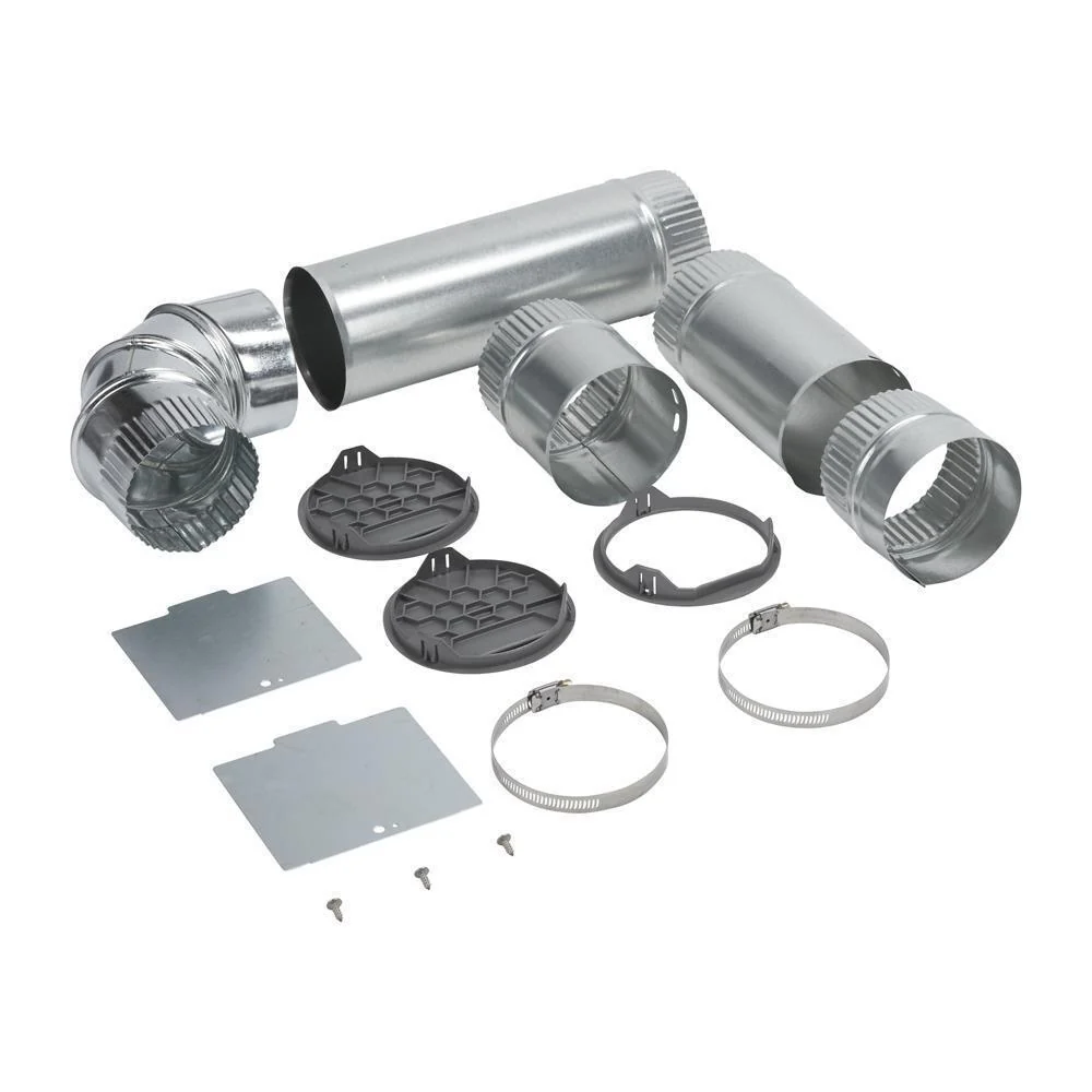 Whirlpool W10470674 Dryer 4-Way Side Vent Kit for left, right, and bottom venting.