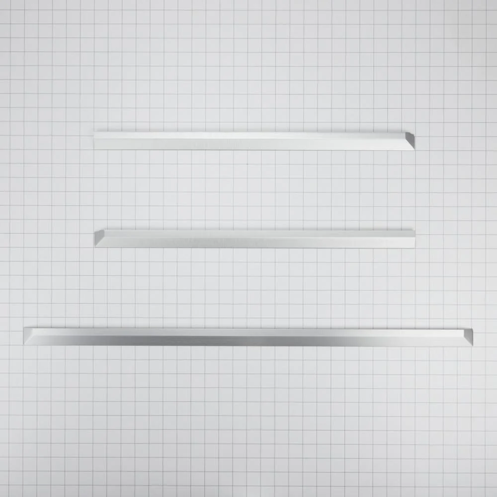 Whirlpool W10731887 Slide-In Range & Countertop Trim Kit, Stainless Steel, with (1) left side trim, (1) right side trim, and (1) rear trim - Image 2