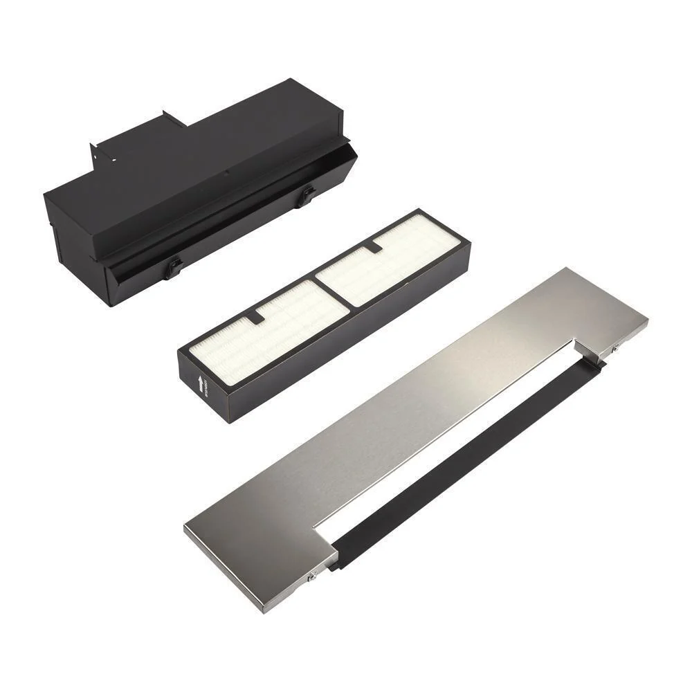 Whirlpool W10748976 Range Ductless Downdraft Vent Kit, Stainless Steel, fits JES1750ES, JDS1750ES, and JDS1750EP, Size: 29.8" L x 0.7" W x 6.3" H
