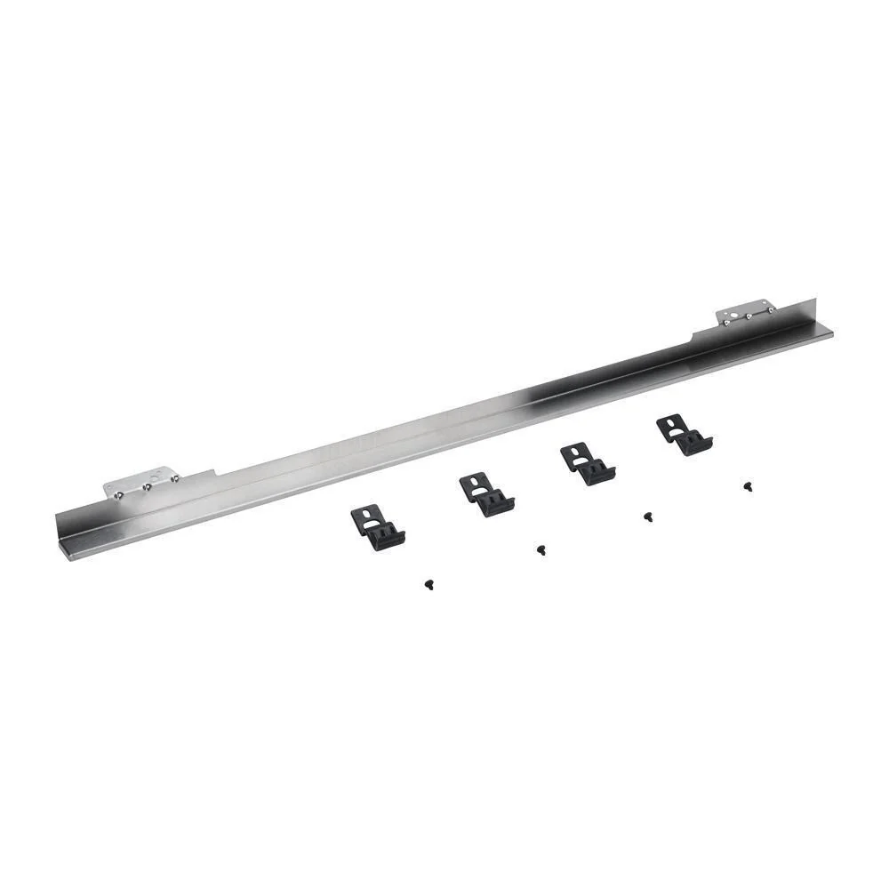 Whirlpool W11123003 27"/ 30" Built-In Oven Flush Mount Trim Kit, Stainless Steel, with trim piece, mounting hardware, and instructions
