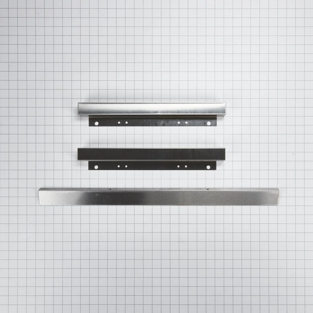 Whirlpool W11170223 27" Built-in Microwave Trim Kit, Stainless Steel, fits JMDFS24GS - Image 2