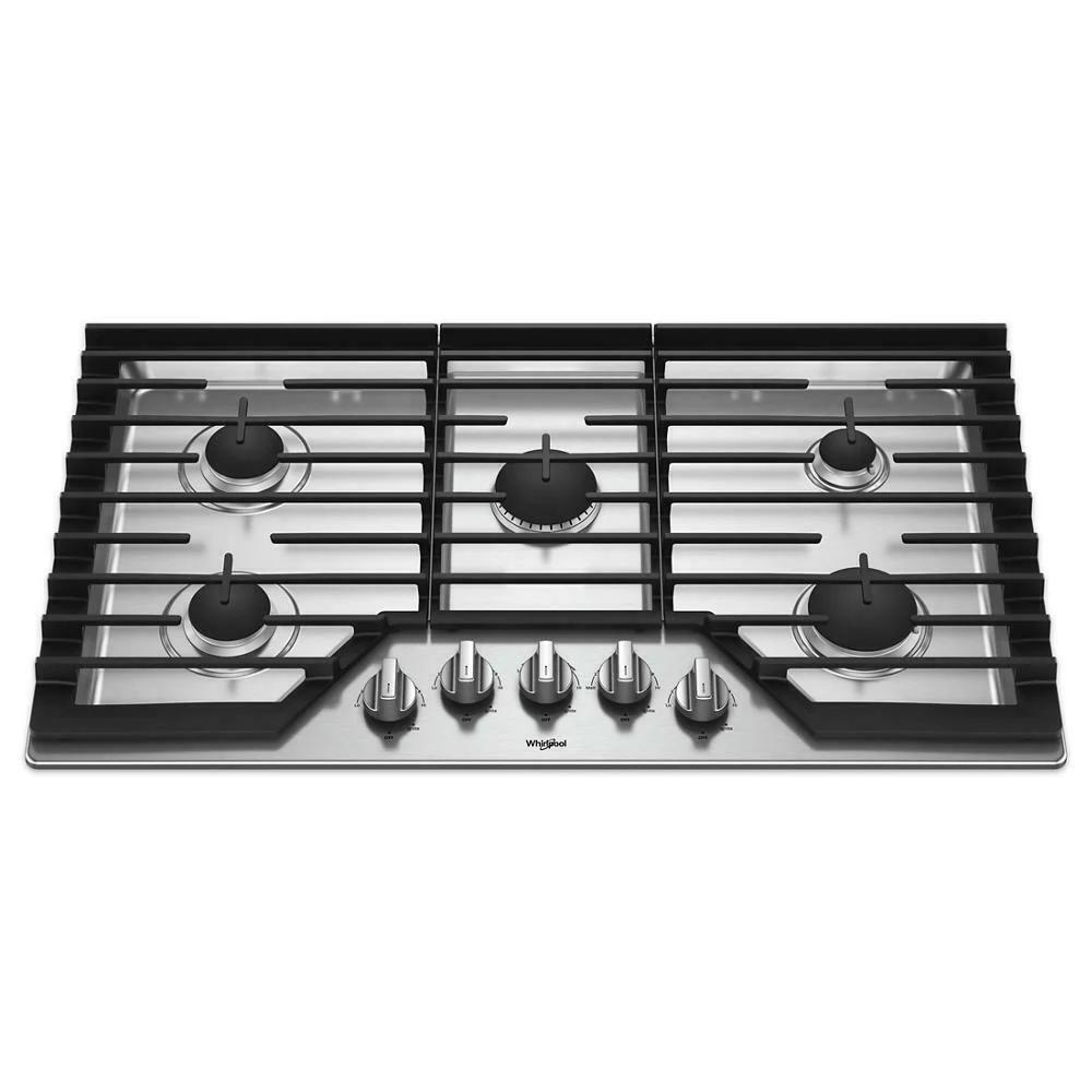 Whirlpool 36-inch Gas Cooktop with Griddle - Image 2