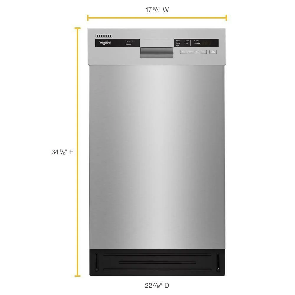 Small-Space Compact Dishwasher with Stainless Steel Tub - Image 2