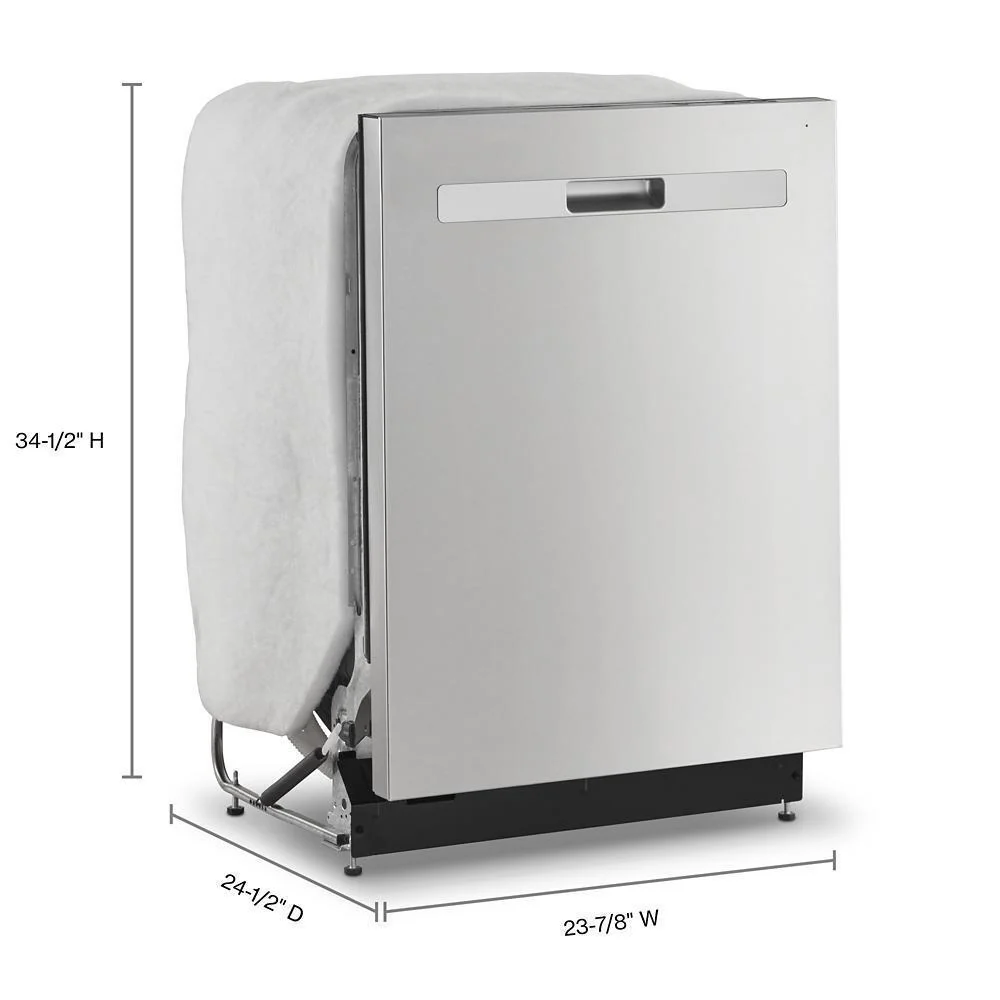 Whirlpool WDP730HAMZ Quiet Dishwasher with 3rd Rack and Pocket Handle - Image 3