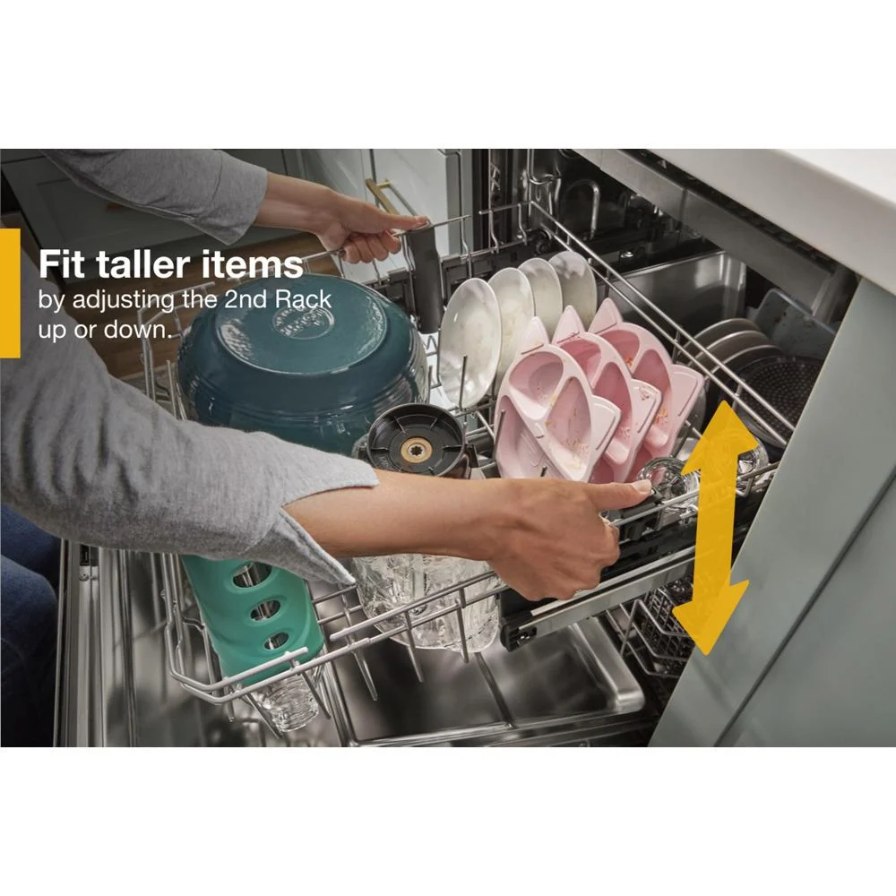 Whirlpool WDTA50SAKB 24 Stainless Steel Dishwasher with AI Intelligent Wash - 47 dBA - Image 5