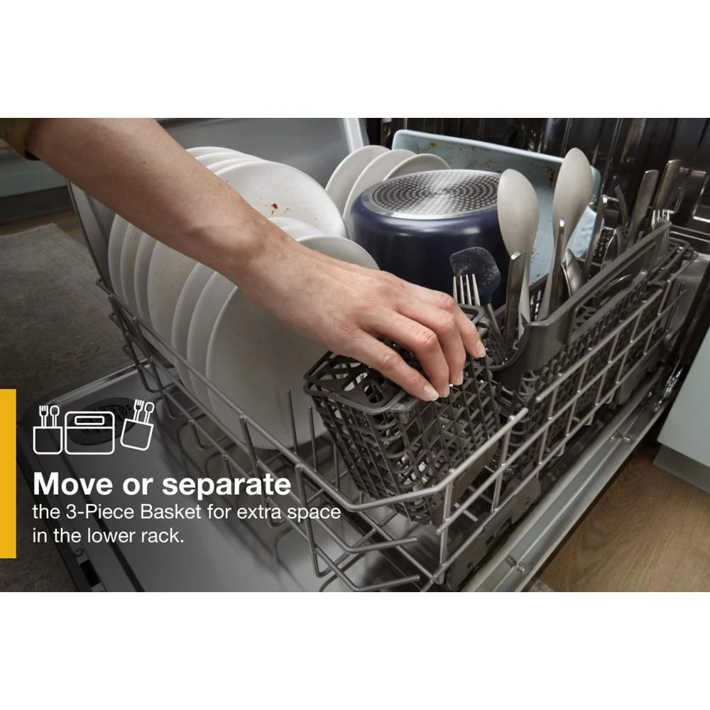 Whirlpool WDTA50SAKW 24 Stainless Steel Dishwasher with AI Intelligent Wash - 47 dBA - Image 6