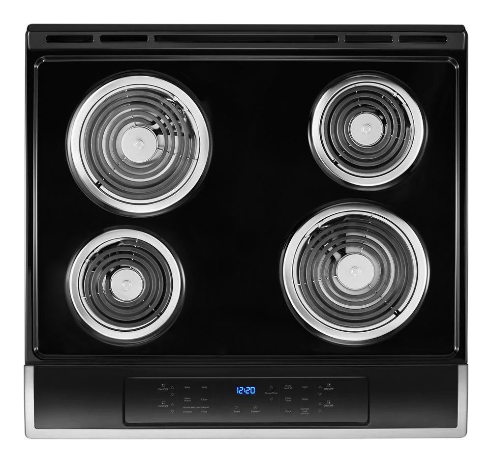 Whirlpool WEC310SAGS 4.8 cu. ft. Guided Electric Front Control Coil Range - Image 5