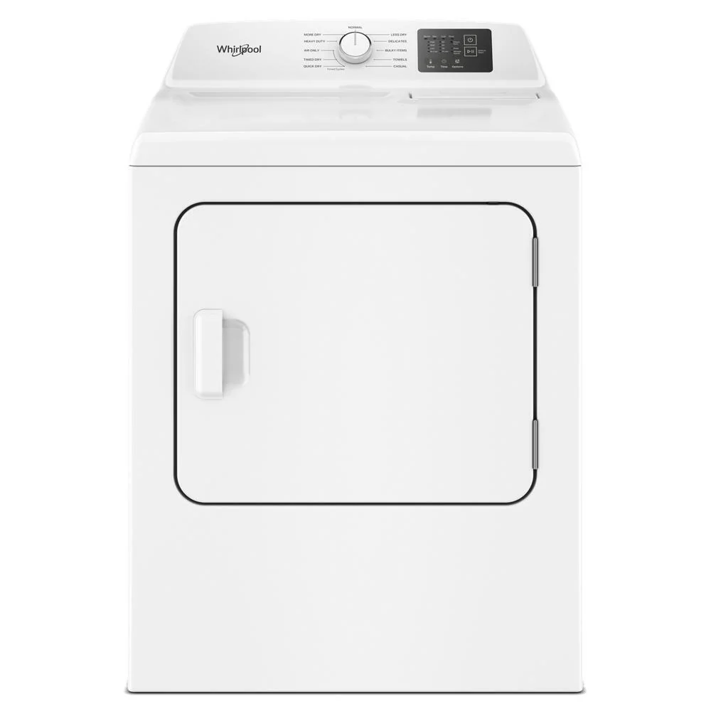 Whirlpool WED4105LSW 7.0 cu. ft. Electric Long Vent Dryer with Adaptive Dry - Vented Top Load Matching