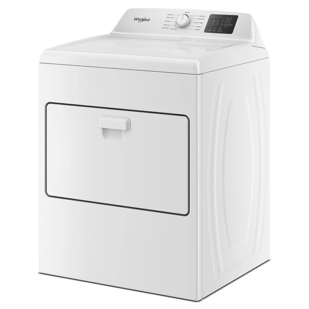 Whirlpool WED4107SW 7.0 cu. ft. Electric Dryer with Adaptive Dry - Vented Top Load Matching - Image 9
