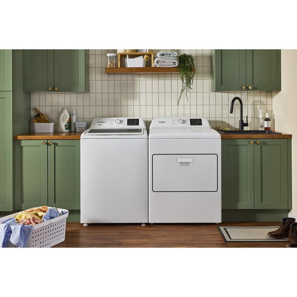 Whirlpool WED4307SW 7.0 cu. ft. Electric Dryer with Adaptive Dry and Wrinkle Shield™ option - Vented Top Load Matching - Image 2