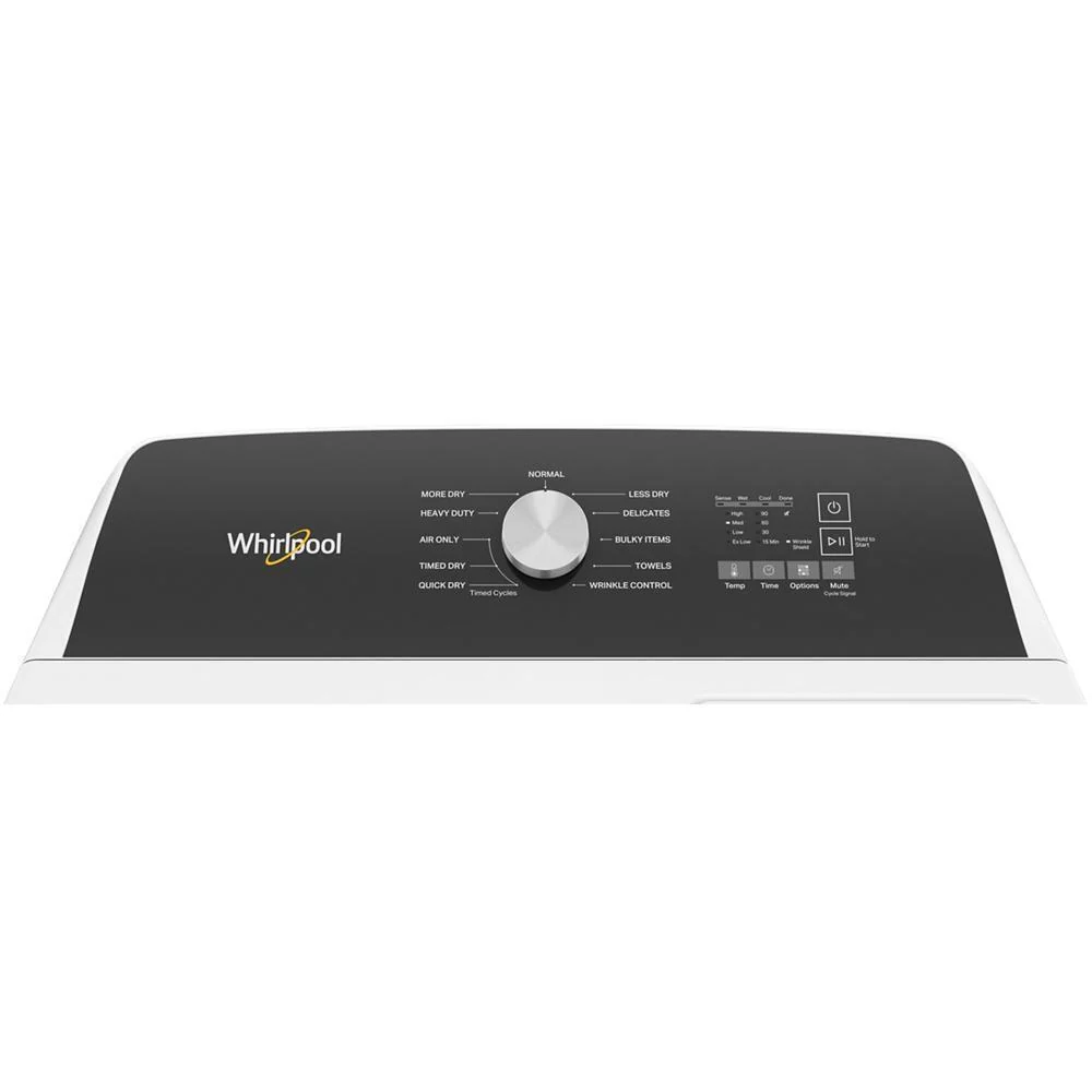 Whirlpool WED500RLW 7.0 Cu. Ft. Long Vent Electric Moisture Sensing Dryer - Image 5