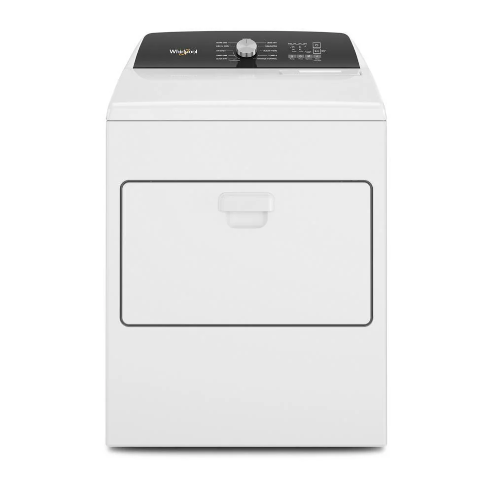 Whirlpool WED5010LW 7.0 Cu. Ft. Top Load Electric Moisture Sensing Dryer