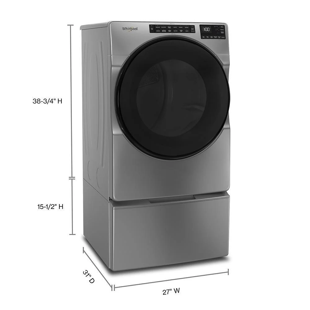 Whirlpool 7.4 Cu. Ft. Electric Wrinkle Shield Dryer - Image 20