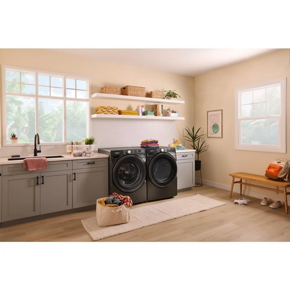 Whirlpool WED5720RU 7.4 cu. ft. Smart Front Load ENERGY STAR® Electric Dryer with Wrinkle Shield™ Option - Image 5