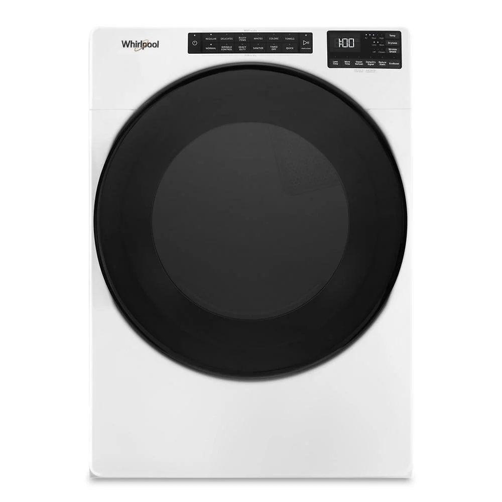 Whirlpool WED6605MW 7.4 Cu. Ft. Electric Wrinkle Shield Dryer with Steam