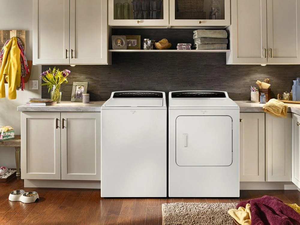 Whirlpool WED7000DW 7.0 cu.ft Top Load HE Electric Dryer with AccuDry™, Intuitive Touch Controls - Image 3