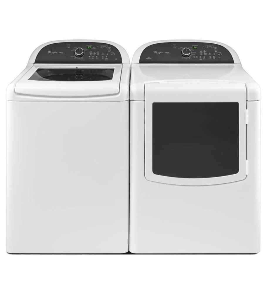 Whirlpool WED8100BW Cabrio® Platinum 7.6 cu. ft. HE Dryer with Door Window - Image 2