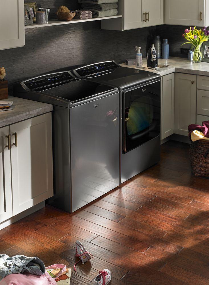 8.8 cu.ft Smart Top Load Electric Dryer with Remote Control - Image 5