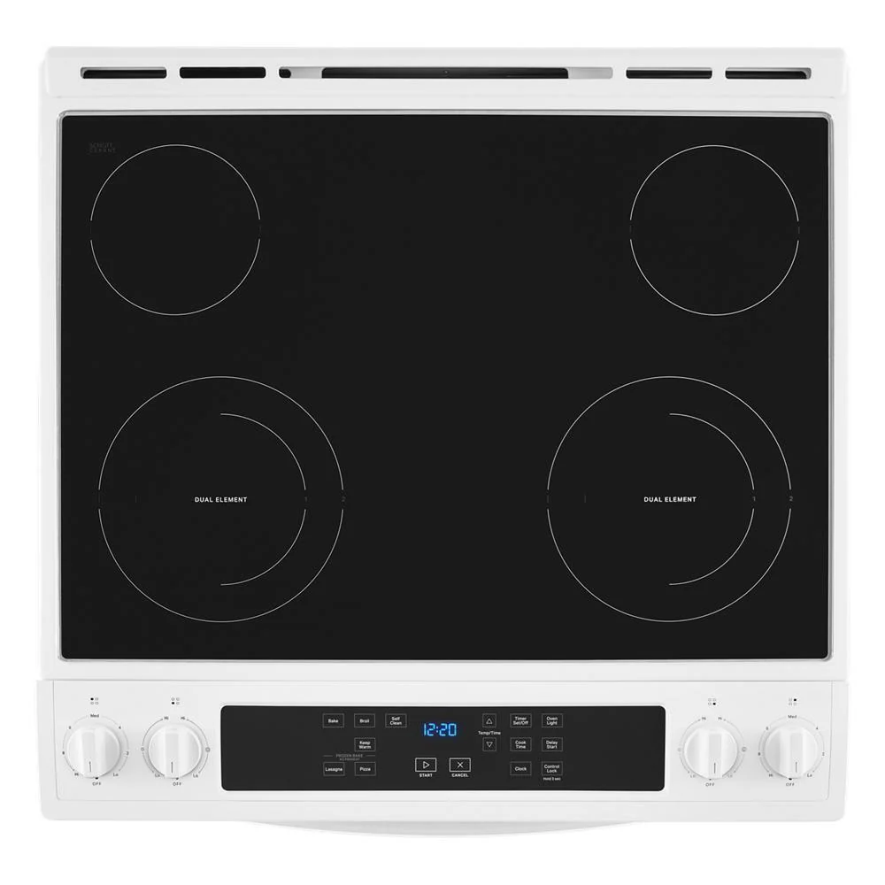 Whirlpool WEE515S0LW 4.8 Cu. Ft. Whirlpool® Electric Range with Frozen Bake™ Technology - Image 4