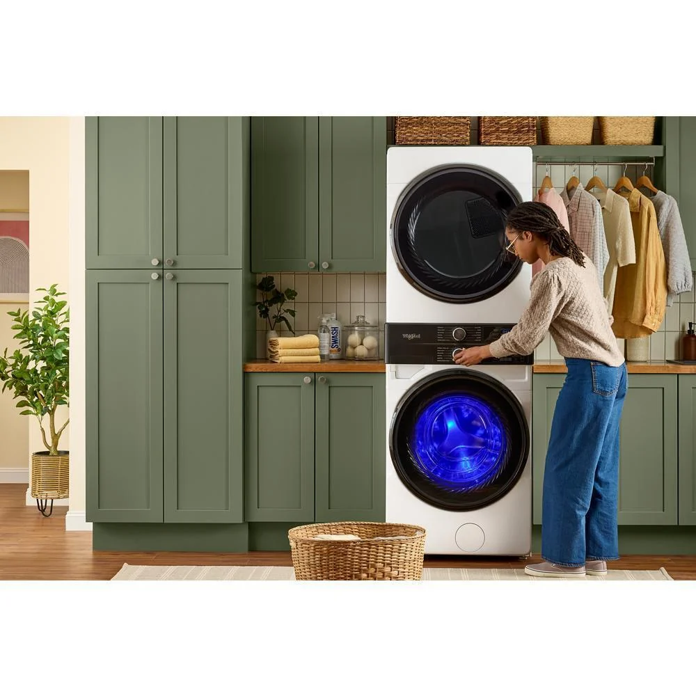 Whirlpool WEF5727TW Smart ENERGY STAR® Front Load Laundry Tower with UV Clean Technology & FreshFlowTM Vent System 4.5 cu. ft. Washer & 7.4 cu. ft. Electric Dryer - Image 20