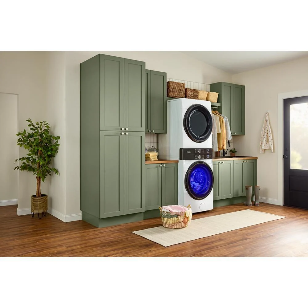 Whirlpool WEF5727TW Smart ENERGY STAR® Front Load Laundry Tower with UV Clean Technology & FreshFlowTM Vent System 4.5 cu. ft. Washer & 7.4 cu. ft. Electric Dryer - Image 3