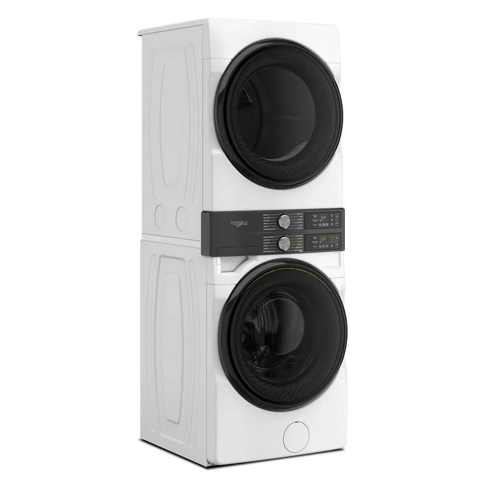 Whirlpool WEF5727TW Smart ENERGY STAR® Front Load Laundry Tower with UV Clean Technology & FreshFlowTM Vent System 4.5 cu. ft. Washer & 7.4 cu. ft. Electric Dryer - Image 8