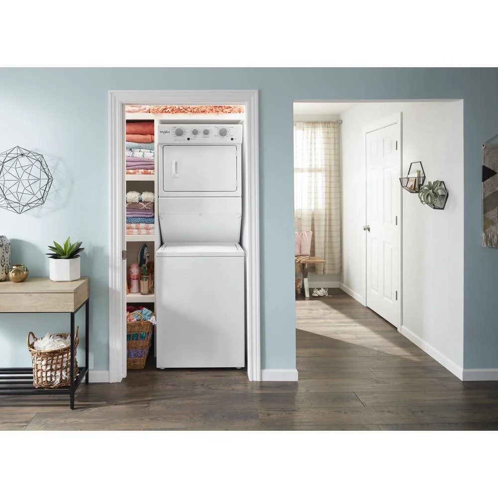 Whirlpool WET4027HW 3.5 cu.ft Electric Stacked Laundry Center 9 Wash cycles and AutoDry™ - Image 10