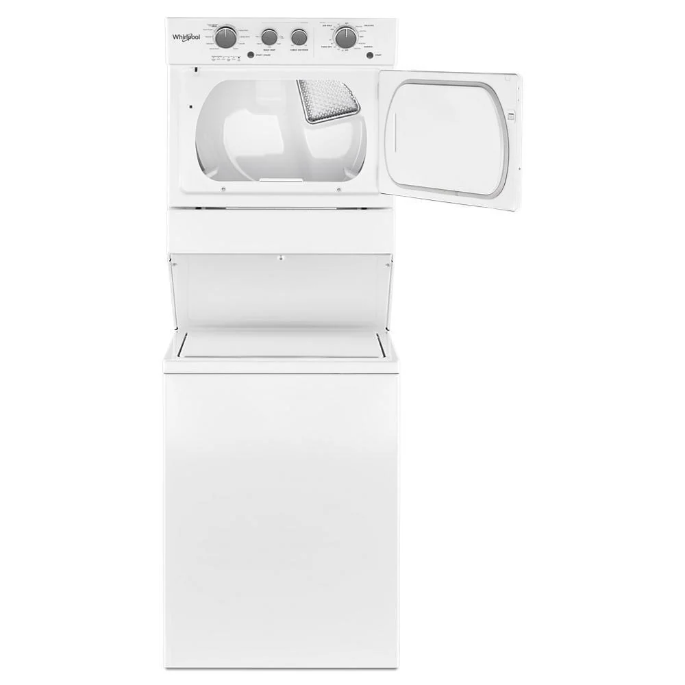 Whirlpool WET4027HW 3.5 cu.ft Electric Stacked Laundry Center 9 Wash cycles and AutoDry™ - Image 8