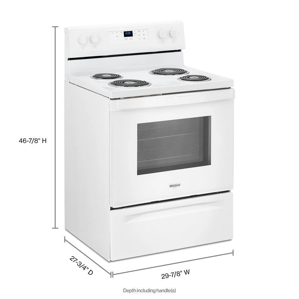 Whirlpool WFC315S0JW 4.8 cu. ft. Electric Range with Keep Warm setting - Image 5