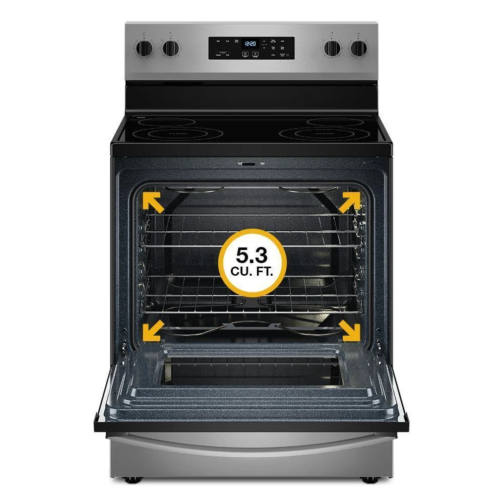 Whirlpool WFES3030RS 30-inch Electric Range with No Preheat Mode - Image 9