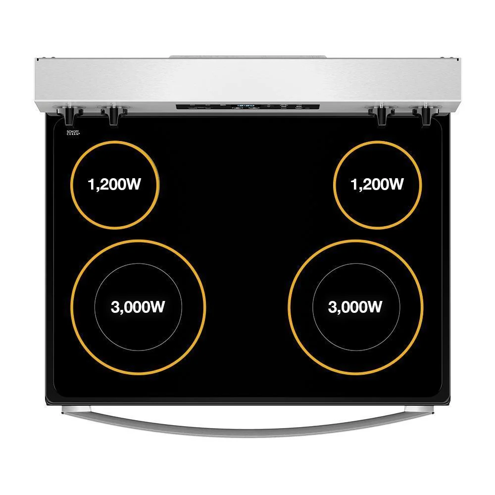 Whirlpool WFES3030RW 30-inch Electric Range with No Preheat Mode - Image 17