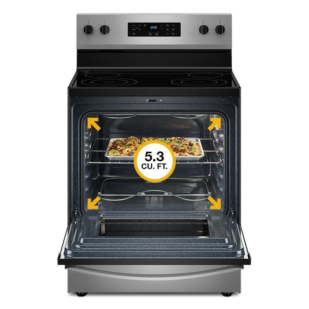 Whirlpool WFES3330RW 30-inch Electric Range with Steam Clean - Image 11