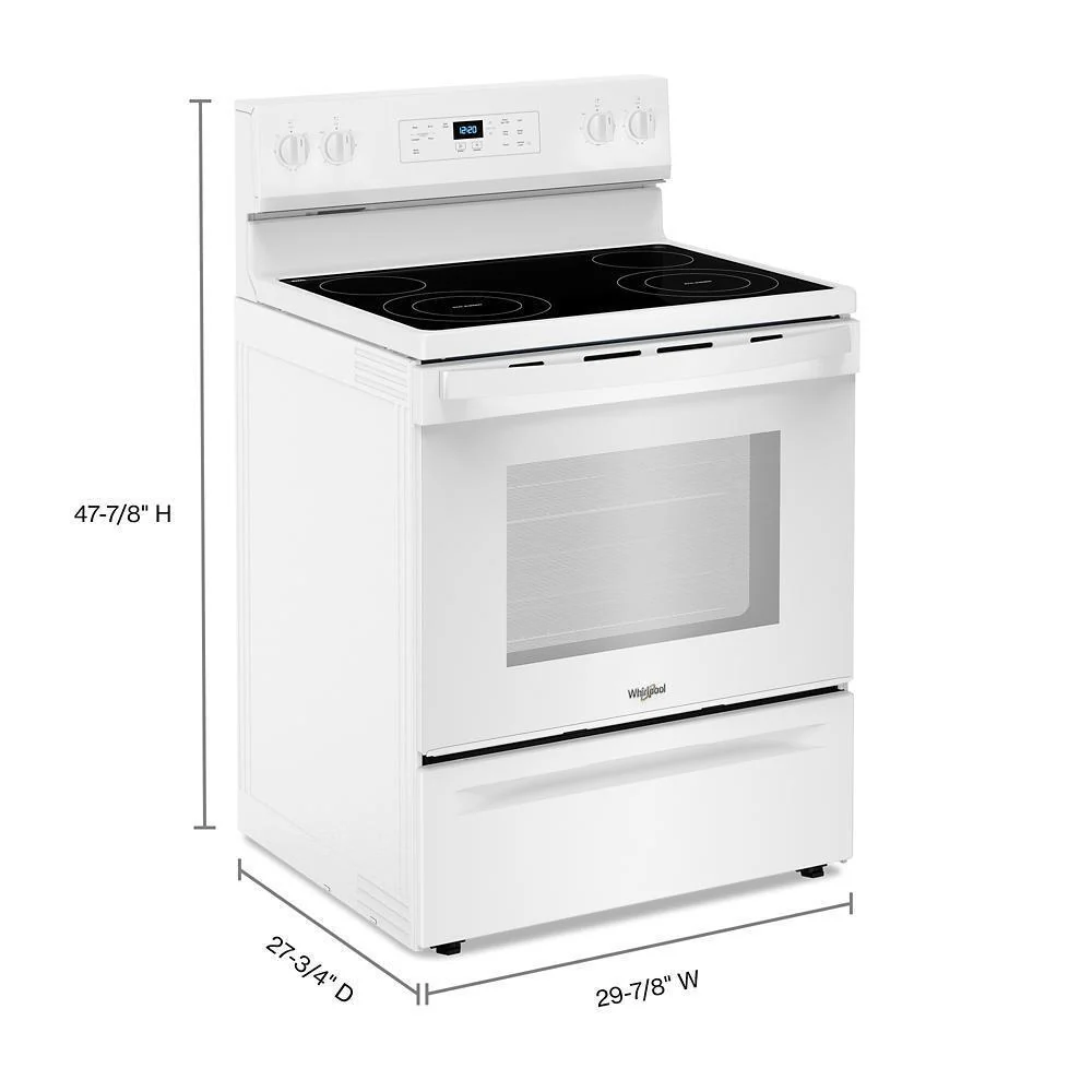 Whirlpool WFES3530RW 30-inch Electric Range with Self Clean - Image 4