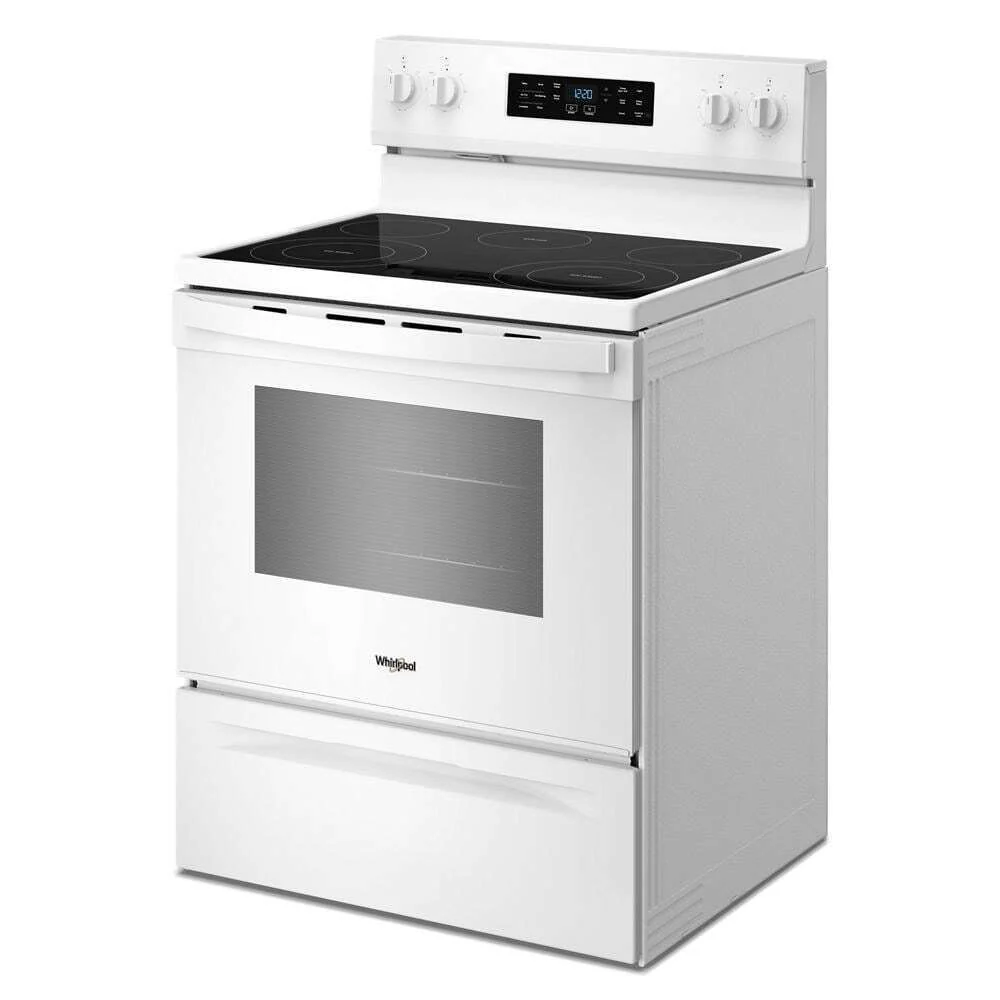 Whirlpool WFES4530SW 30-inch Electric Range with Air Cooking Technology and Steam Clean - Image 17