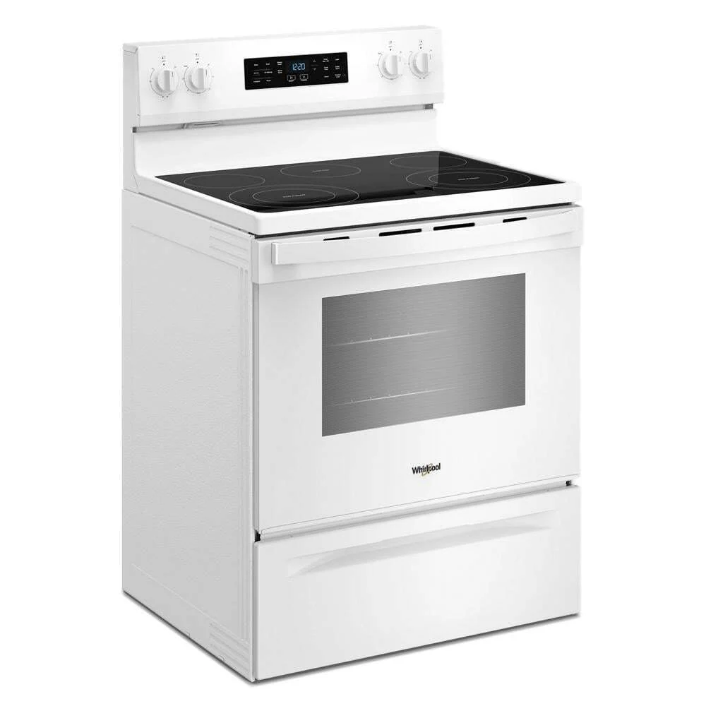 Whirlpool WFES4530SW 30-inch Electric Range with Air Cooking Technology and Steam Clean - Image 18