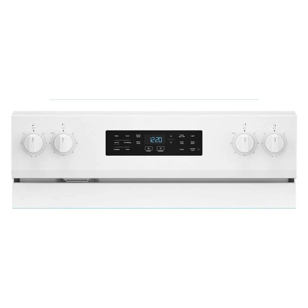 Whirlpool WFES4530SW 30-inch Electric Range with Air Cooking Technology and Steam Clean - Image 9