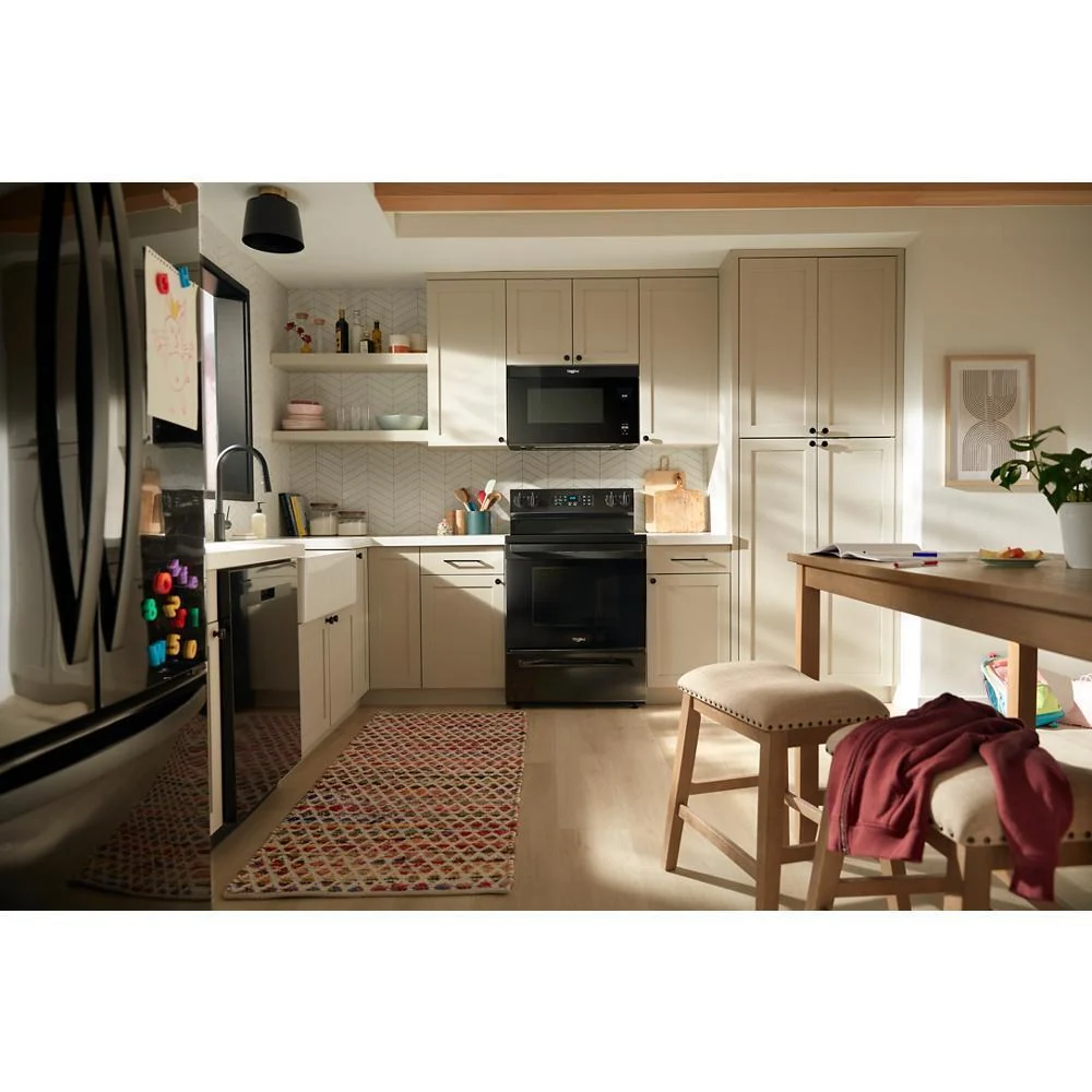 Whirlpool WFES5730SB 30-inch Electric Range with Air Cooking Technology - Image 5